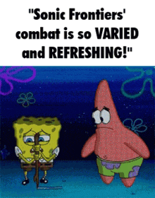 sonic frontiers combat is so varied and refreshing !
