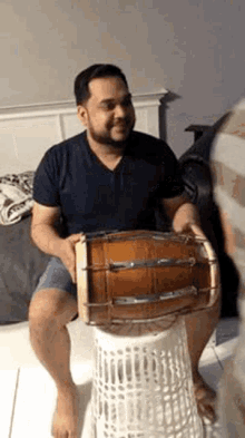 mang lixx dholak drum trinidad