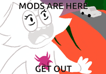 Mods Are Here Get Out GIF - Mods Are Here Get Out Homestuck GIFs
