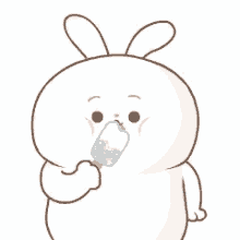 Bunny Licking Ice Cream GIF - Bunny Licking Ice Cream Yum GIFs
