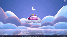 Kirby Kirby On Cloud GIF - Kirby Kirby On Cloud GIFs