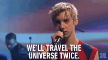 Travel The Universe Sing GIF - Travel The Universe Sing Perform GIFs