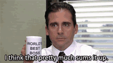 Gifts Villa I Think That Pretty Much Sums It Up GIF - Gifts Villa I Think That Pretty Much Sums It Up Michael Scott GIFs