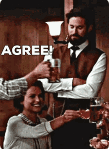 Agree Hearties GIF - Agree Hearties Raise A Glass GIFs