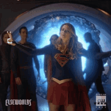 Supergirl Elseworlds GIF - Supergirl Elseworlds Bye GIFs