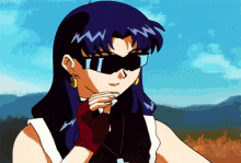 shades sunglasses cool too cool anime