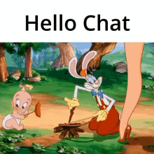 Hello Chat Jessica Rabbit GIF