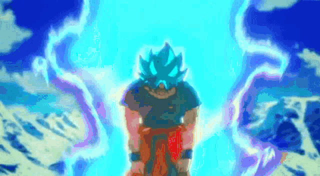 Goku Super Saiyajin Blue by arbiter720 on DeviantArt Anime dragon