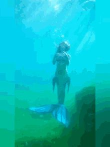 Underwater Kiss Sirena GIF - Underwater Kiss Sirena Mermaid GIFs