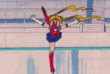 a cartoon drawing of a girl ice skating with the words misspinkeyes below her