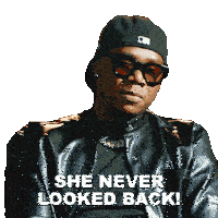 She Never Looked Back Symba Sticker - She Never Looked Back Symba No Regrets Stickers