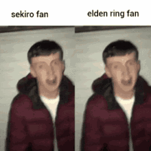 Sekiro Fan Elden Ring Fan GIF - Sekiro Fan Elden Ring Fan Sekiro Fan Vs Elden Ring Fan GIFs