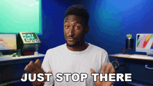 Just Stop There Marques Brownlee GIF - Just Stop There Marques Brownlee Quit Right There GIFs