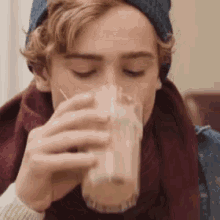 Isak And Even Drinking GIF - Isak And Even Drinking Happy GIFs