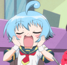manga anime anime blush nisioisin medaka box
