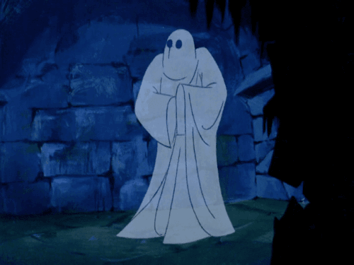 Halloween GIF - Ghost Cartoon Bye - Discover & Share GIFs