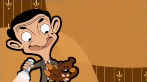 Mr Bean Animated Teddy Bear GIF - Mr Bean Animated Mr Bean Teddy Bear -  Discover & Share GIFs