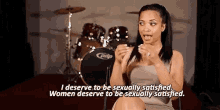 Karrine Steffans Sexually Satisfied GIF - Karrine Steffans Sexually Satisfied Women GIFs