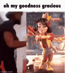 Oh My Goodness Gracious Princess GIF - Oh My Goodness Gracious Princess Clash Royale GIFs