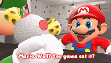 Smg4 Mario GIF - Smg4 Mario Well You Gonna Eat It GIFs