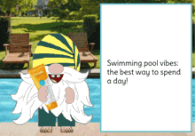 Gnome Pool Party GIF - Gnome Pool Party GIFs