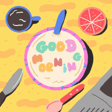 Good Morning Cereal GIF - Good Morning Cereal Breakfast GIFs