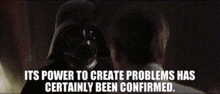Star Wars Darth Vader GIF - Star Wars Darth Vader Its Power To Create Problems Has GIFs