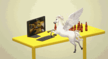 Unicorn Beer GIF - Unicorn Beer Digital GIFs
