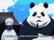 Panda Jujutsu Kaisen GIF - Panda Jujutsu Kaisen Speech GIFs