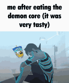 Demon Core Demi Fiend Me After Eating It Was Very Tasty Khpuros GIF