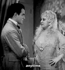 Anytime. GIF - She Done Him Wrong Cary Grant Captain Cummings GIFs