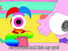 Did You Just Look Into My Eye Oscar GIF - Did You Just Look Into My Eye Oscar Pim GIFs