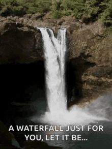 Waterfall Just For You GIF