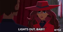 Lights Out Baby Gina Rodriguez GIF - Lights Out Baby Gina Rodriguez Carmen Sandiego GIFs
