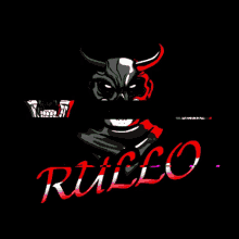 a drawing of a skull with horns and the word killer on the bottom