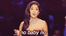 No Nicole Scherzinger GIF - No Nicole Scherzinger No Baby No GIFs