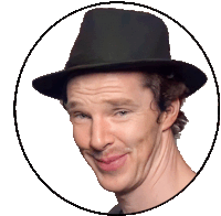 Benedict Cumberbatch Smile Sticker - Benedict Cumberbatch Smile Stickers