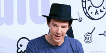Benedict Cumberbatch Hat GIF - Benedict Cumberbatch Hat Talking GIFs
