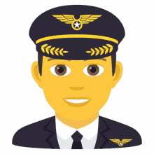 man pilot people joypixels plane captain aviator
