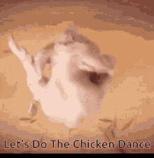 Lets Do The Chicken Dance Chicken GIF - Lets Do The Chicken Dance Chicken Raw Chicken GIFs