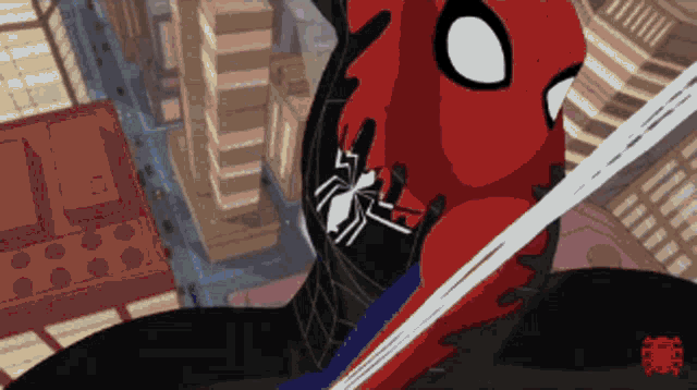 ultimate spiderman deadpool gif
