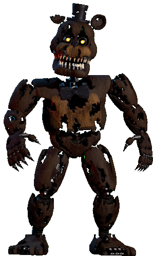 Nightmare Freddy Jumpscare - Nightmare Freddy - Sticker