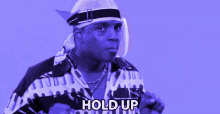 Hold Up Stokeley Clevon Goulbourne GIF - Hold Up Stokeley Clevon Goulbourne Ski Mask The Slump God GIFs