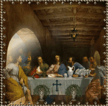 Jesus The Last Supper GIF
