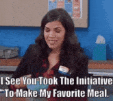 Superstore Amy Sosa GIF - Superstore Amy Sosa Favorite Meal GIFs