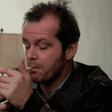 Jack Nicholson Smoking GIF - Jack Nicholson Smoking One Flew Over The Cuckoos Nest GIFs