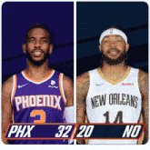 Phoenix Suns (32) Vs. New Orleans Pelicans (20) First-second Period Break GIF - Nba Basketball Nba 2021 GIFs