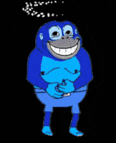 a cartoon monkey with a halo on his head