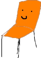 Chair Cute Sticker - Chair Cute Smile Stickers