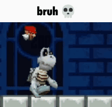 Bruh Dry Bones GIF - Bruh Dry Bones Mario GIFs